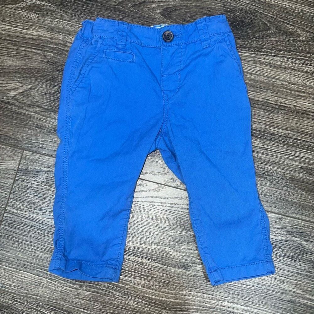 🏈 H&M Blue Dress Pants 4-6M